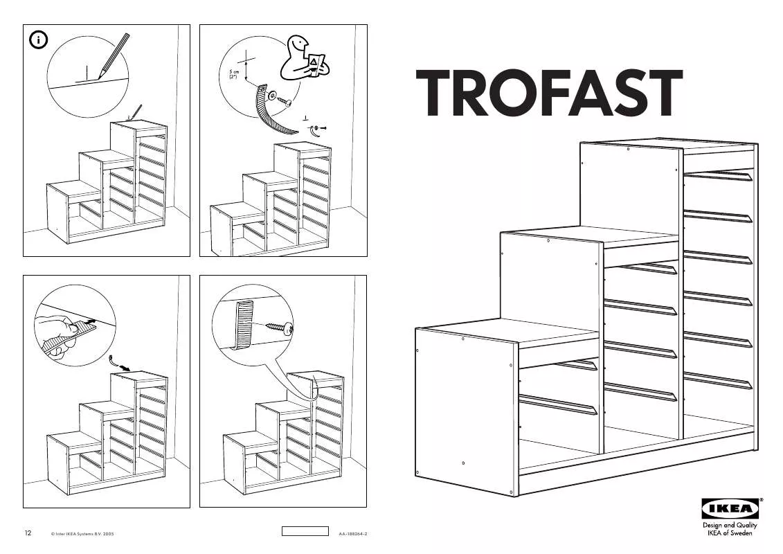 Mode d'emploi IKEA TROFAST STRUTTURA 100X94X44 CM