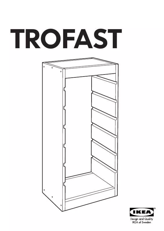 Mode d'emploi IKEA TROFAST STRUTTURA 44X30X91 CM