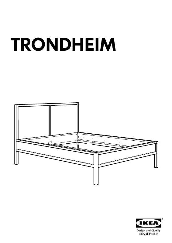 Mode d'emploi IKEA TRONDHEIM STRUTTURA LETTO 140X200 CM