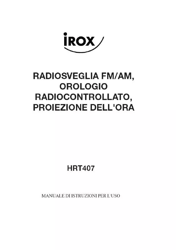 Mode d'emploi IROX HRT407