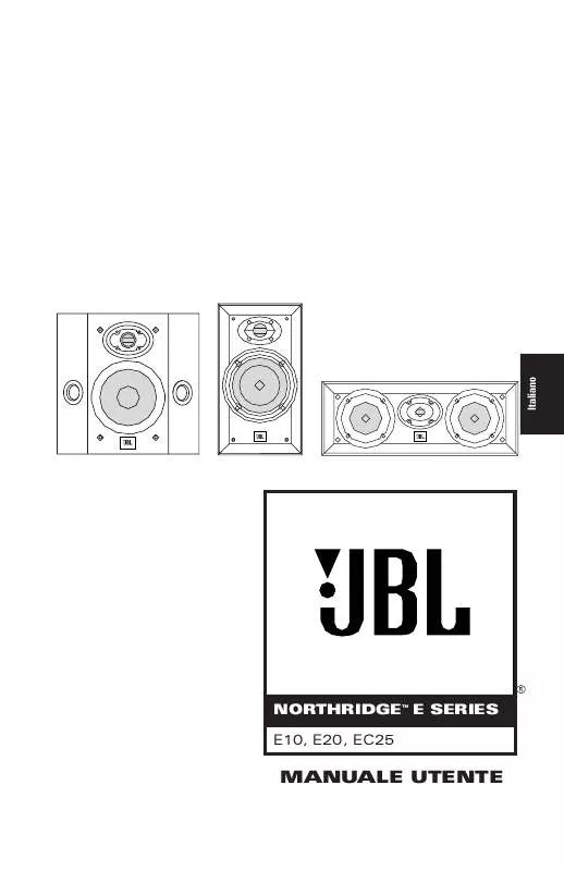 Mode d'emploi JBL E 20 (220-240V)