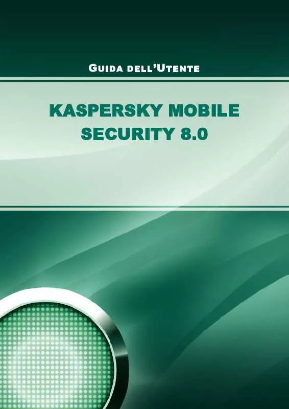 Mode d'emploi KASPERSKY LAB MOBILE SECURITY 8.0