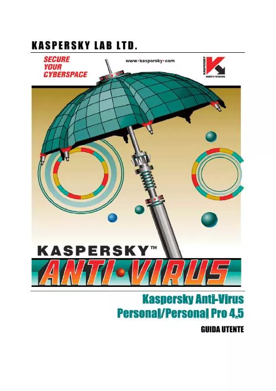 Mode d'emploi KASPERSKY ANTI-VIRUS PERSONAL PRO 4.5