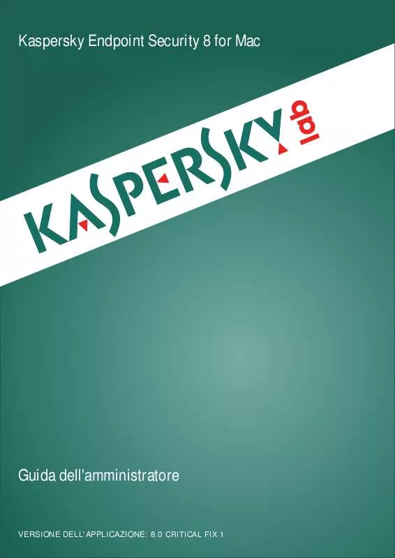 Mode d'emploi KASPERSKY ENDPOINT SECURITY 8.0