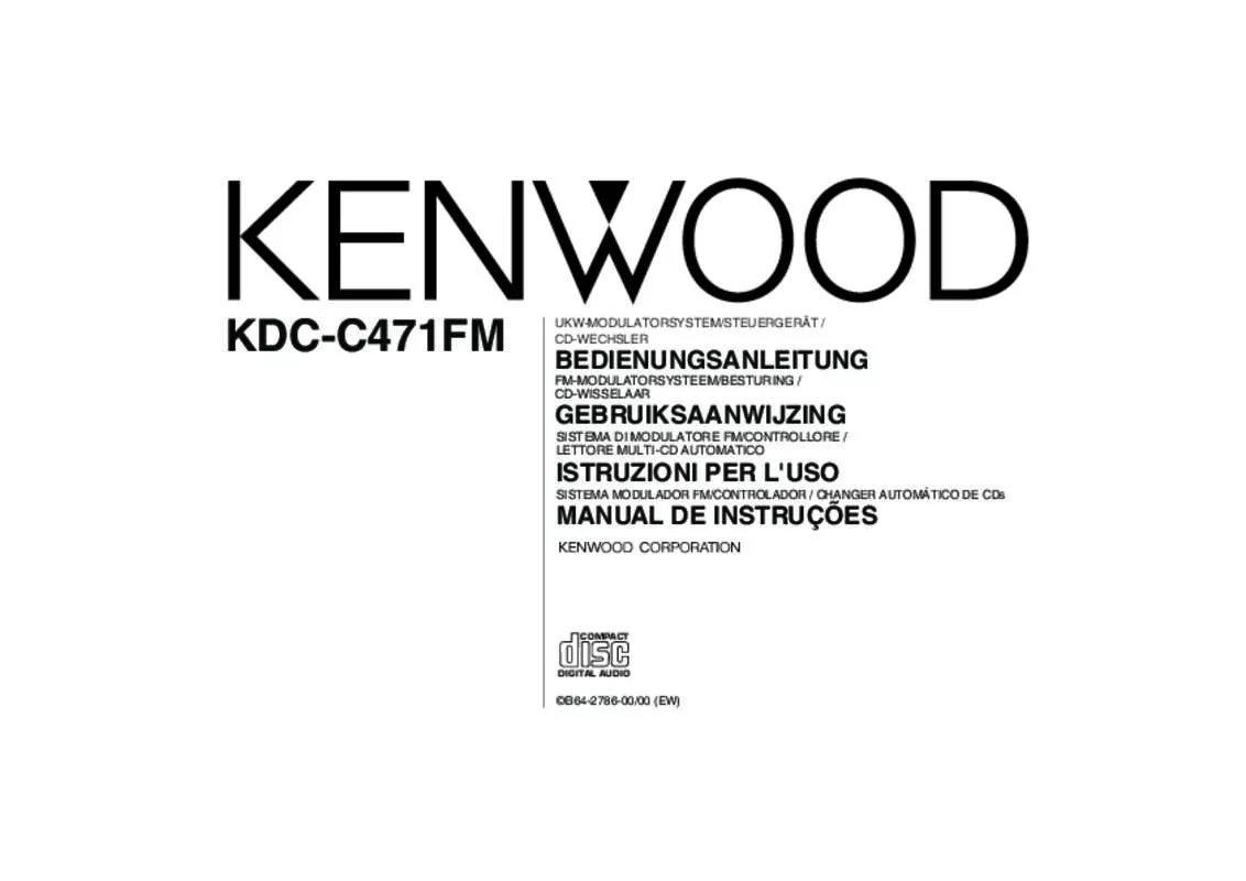 Mode d'emploi KENWOOD KDC-C471FM