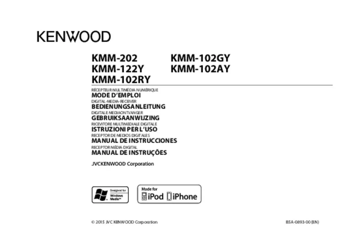 Mode d'emploi KENWOOD KMM-202