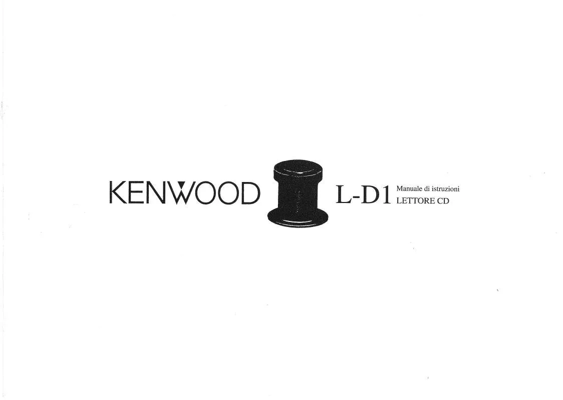 Mode d'emploi KENWOOD L-D1
