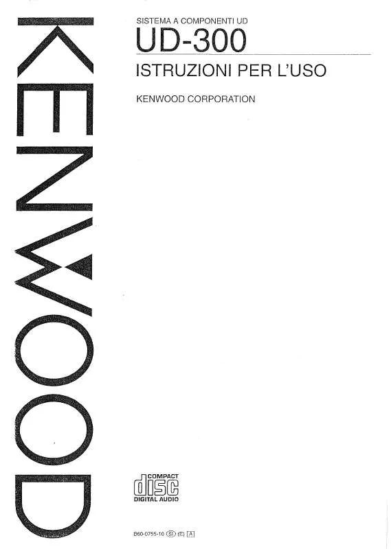 Mode d'emploi KENWOOD UD-300