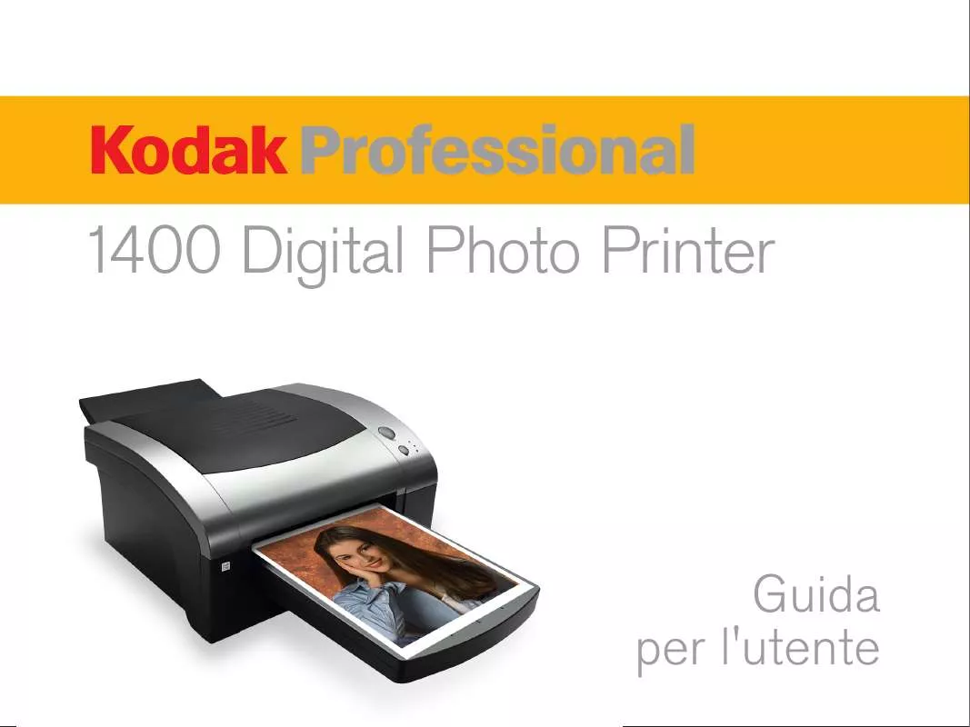 Mode d'emploi KODAK 1400 DIGITAL PHOTO PRINTER