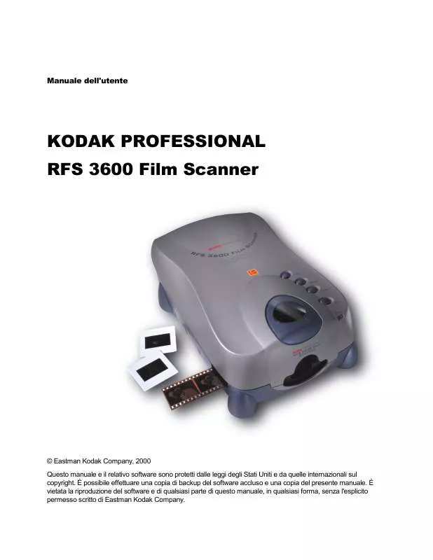Mode d'emploi KODAK RFS 3600