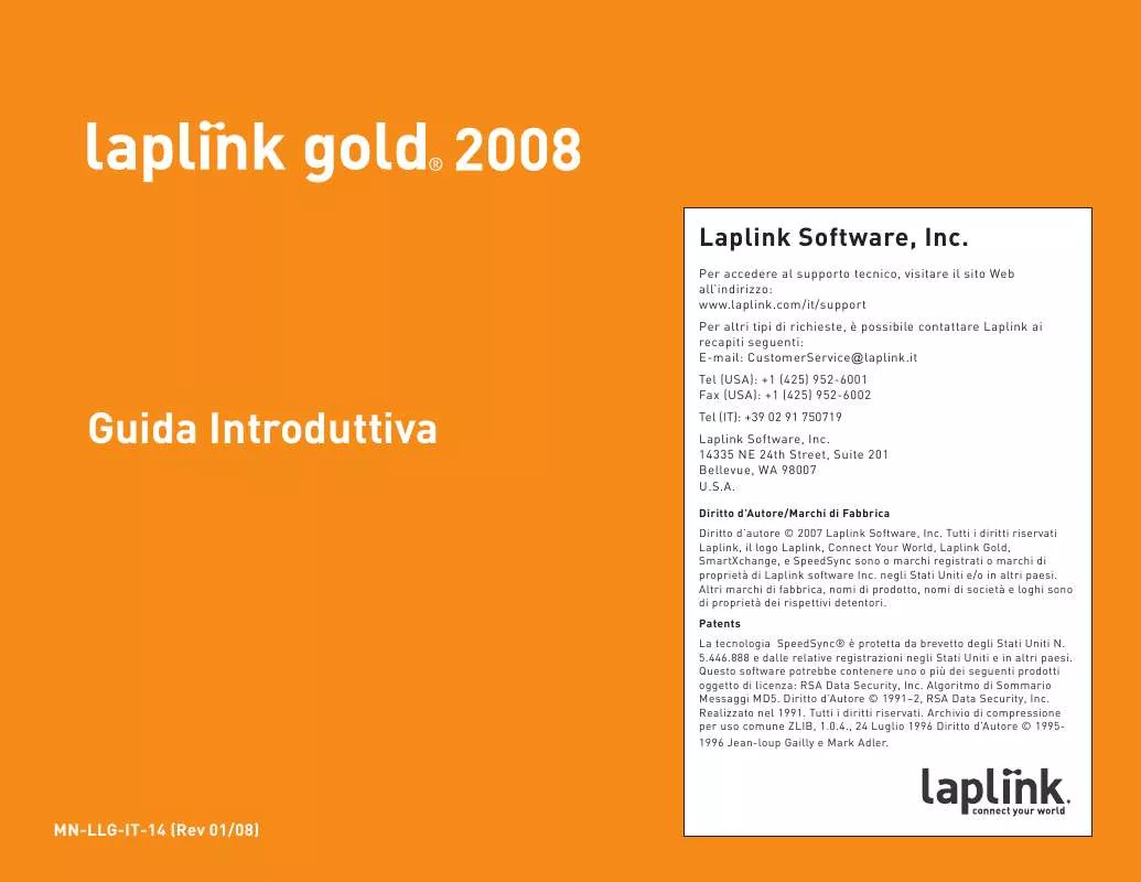 Mode d'emploi LAPLINK GOLD 2008