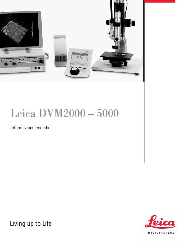 Mode d'emploi LEICA DVM2000-5000
