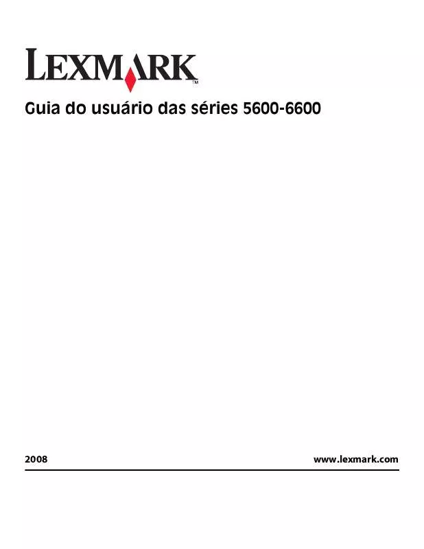 Mode d'emploi LEXMARK 6600