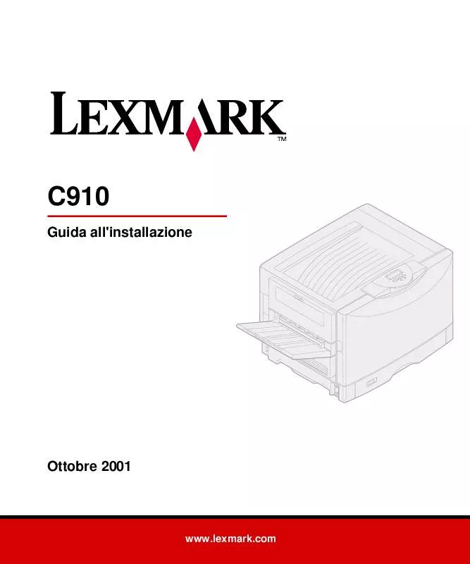 Mode d'emploi LEXMARK C910