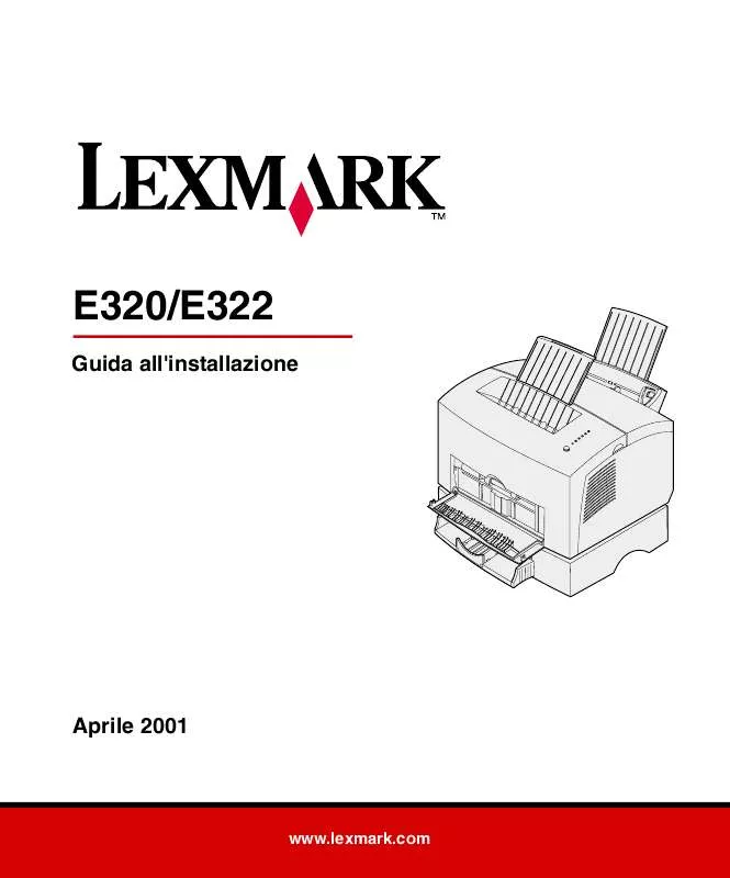 Mode d'emploi LEXMARK E322