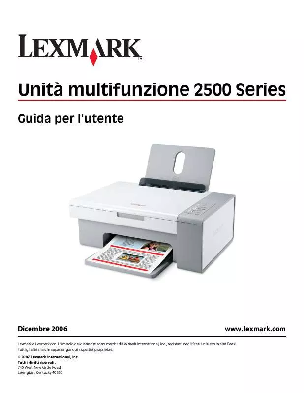 Mode d'emploi LEXMARK X2580