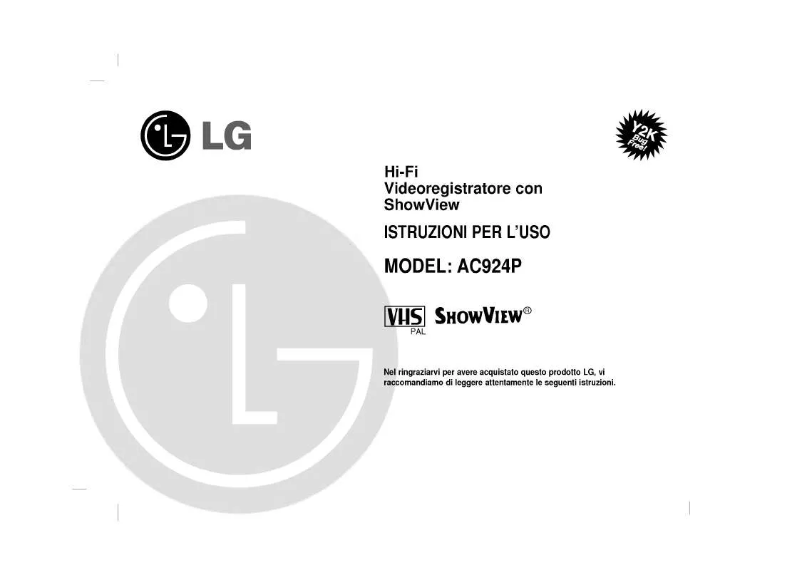 Mode d'emploi LG AC924P