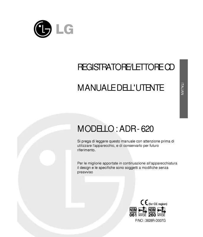 Mode d'emploi LG ADR-620