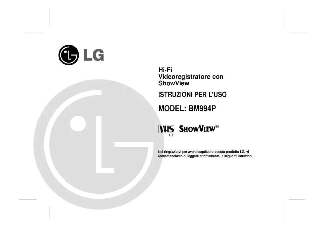 Mode d'emploi LG BM994P