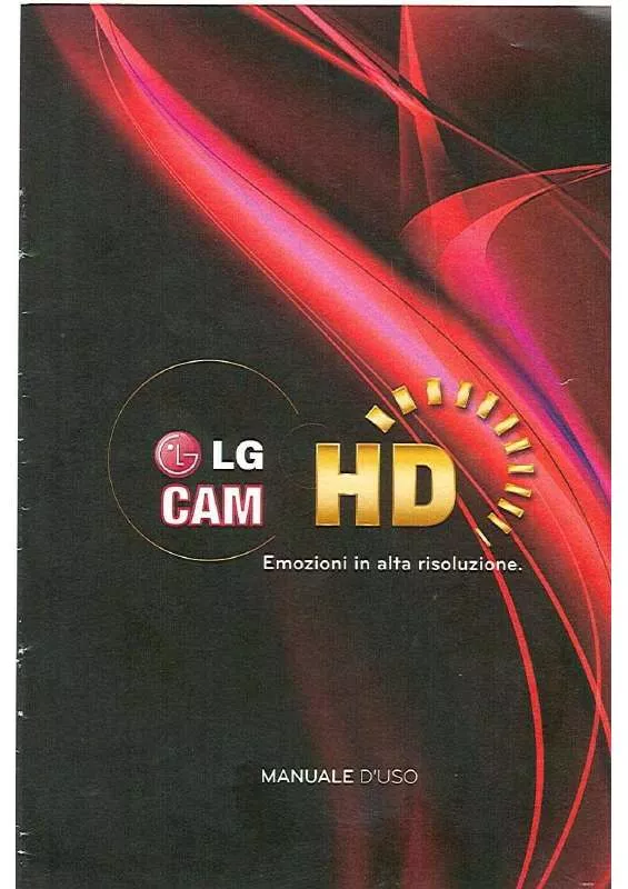 Mode d'emploi LG CAM HD