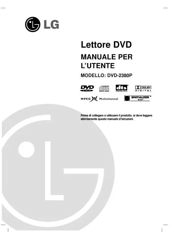 Mode d'emploi LG DVD-2380P