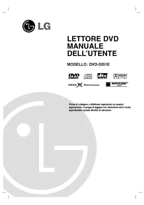 Mode d'emploi LG DVD-3351E