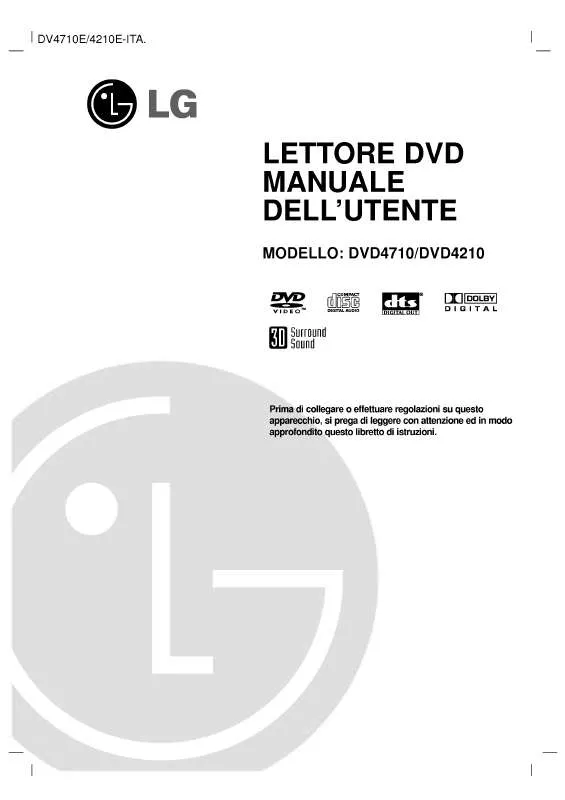 Mode d'emploi LG DVD4710
