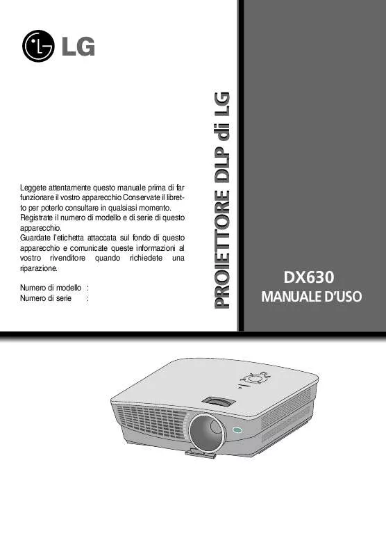 Mode d'emploi LG DX630
