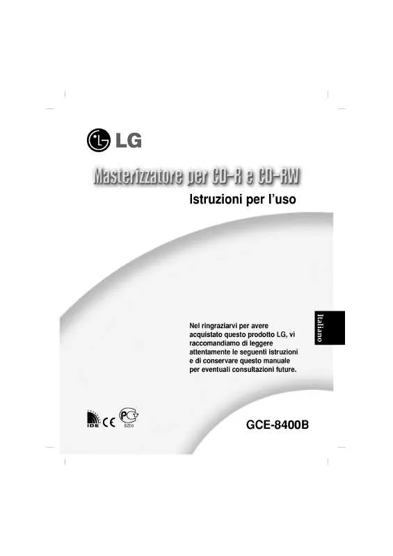 Mode d'emploi LG GCE-8400B