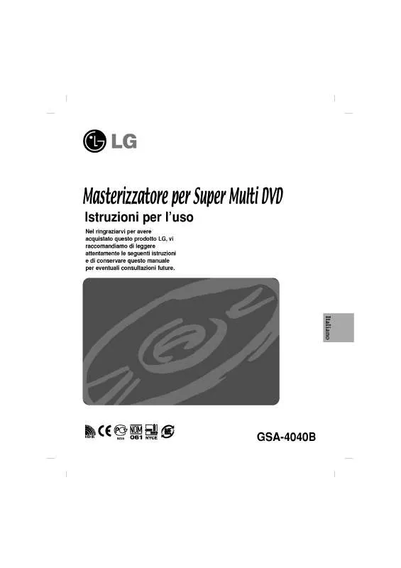 Mode d'emploi LG GSA-4040B