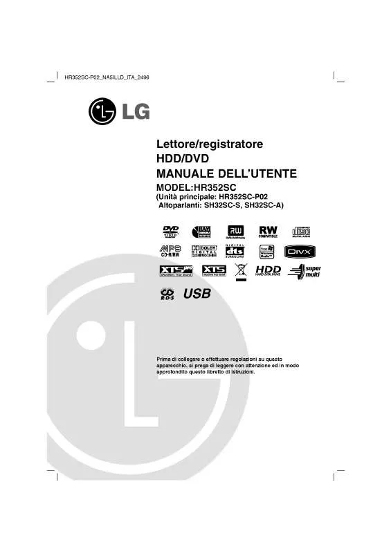 Mode d'emploi LG HR352SC