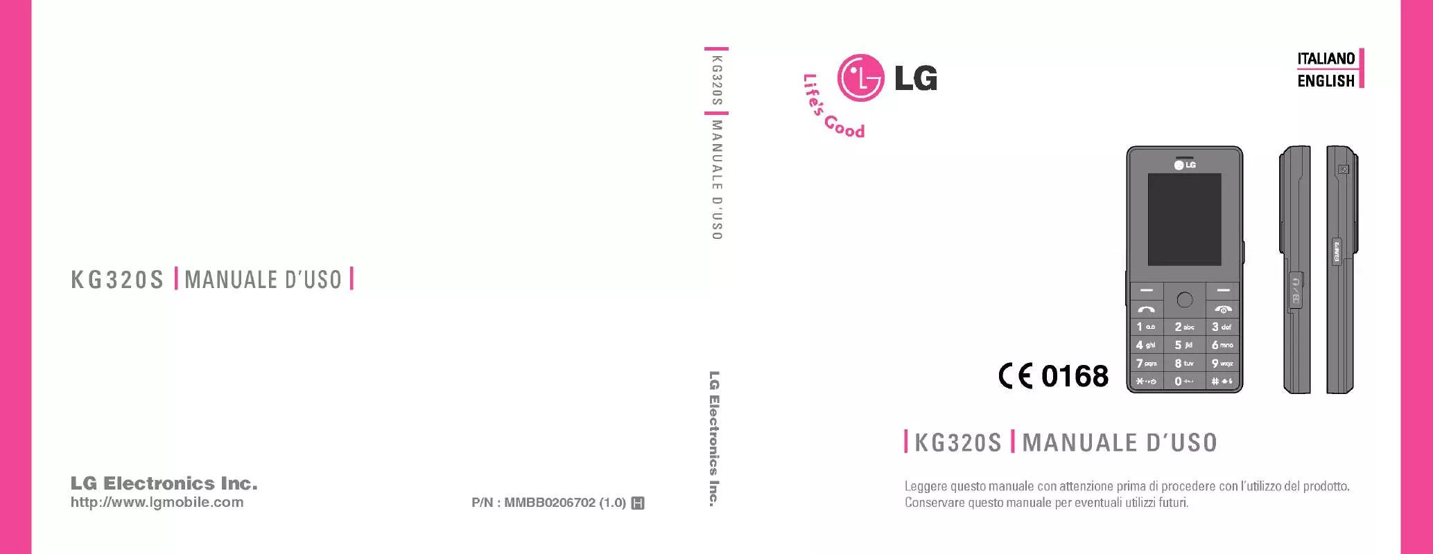 Mode d'emploi LG KG320