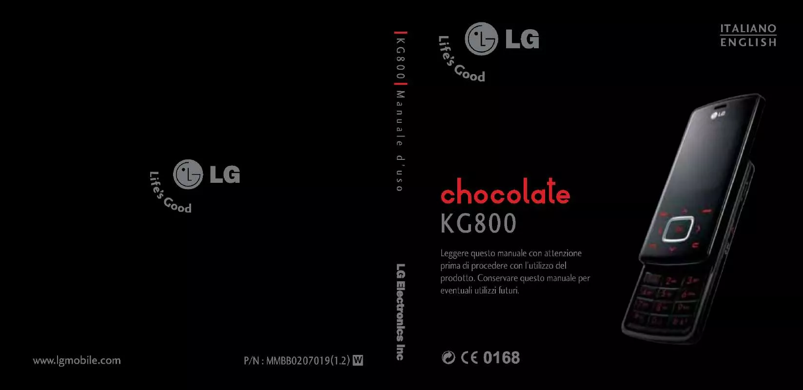 Mode d'emploi LG KG800