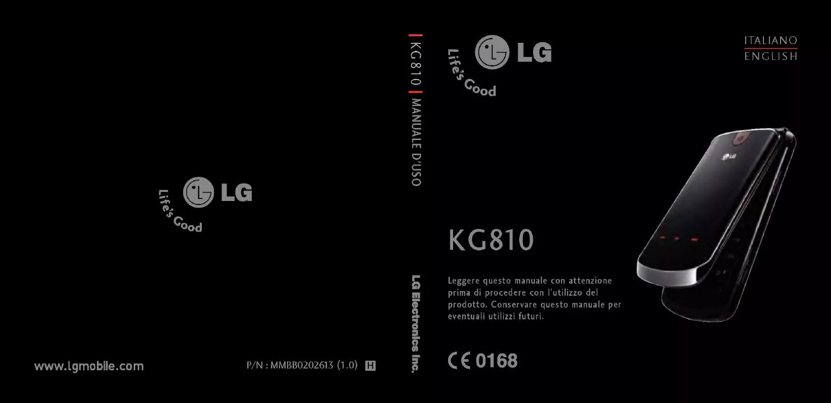 Mode d'emploi LG KG810