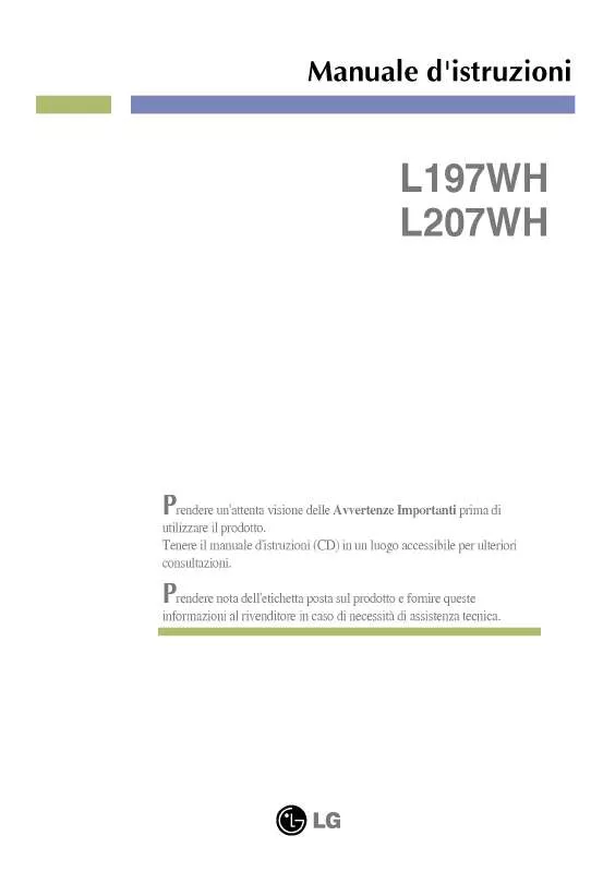 Mode d'emploi LG L197WH-PF