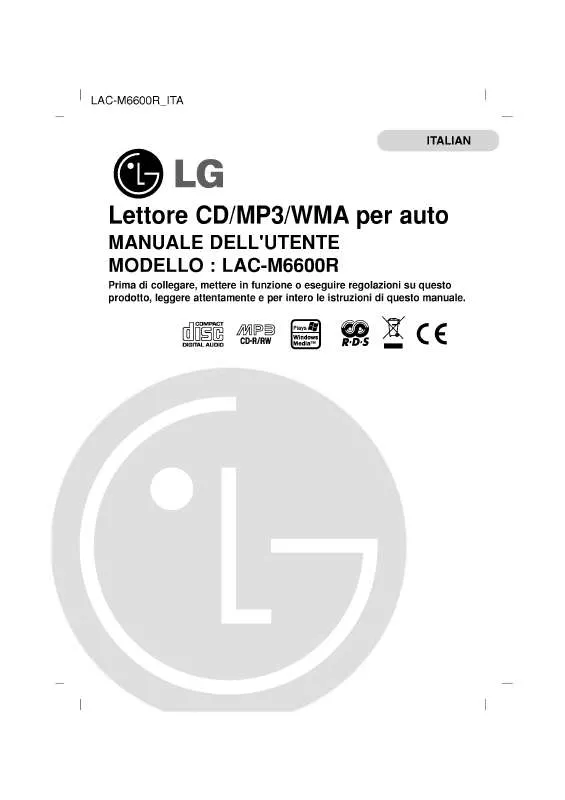 Mode d'emploi LG LAC-M6600R