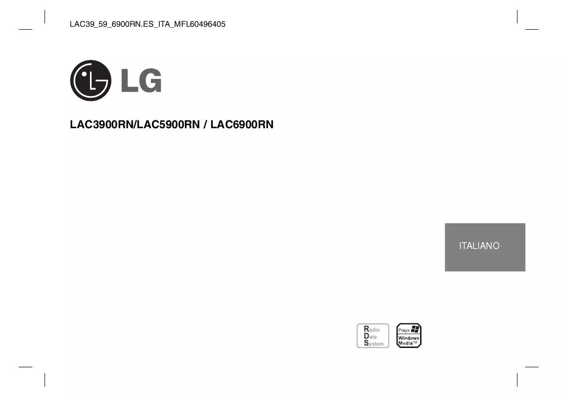 Mode d'emploi LG LAC5900RN