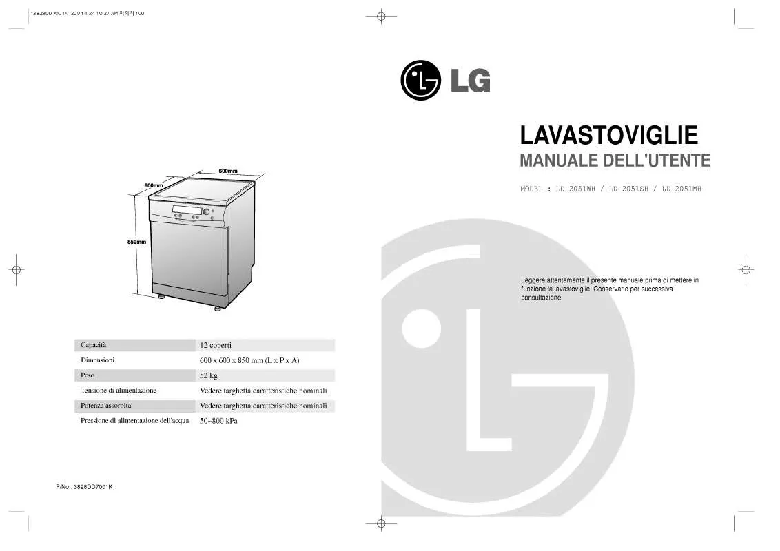 Mode d'emploi LG LD-2051WH