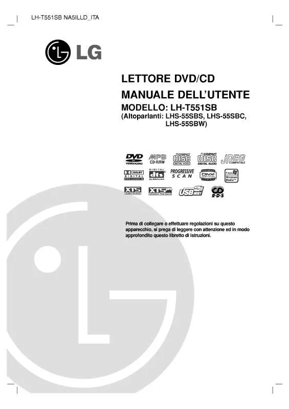 Mode d'emploi LG LH-T551SB