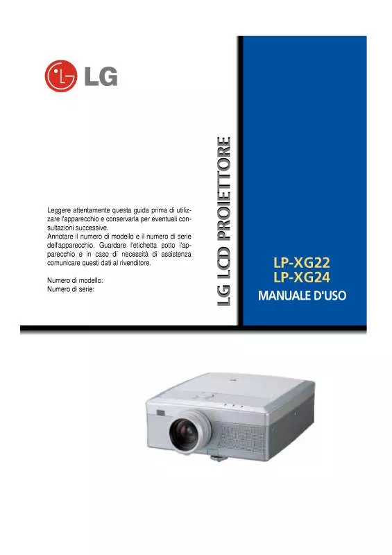 Mode d'emploi LG LP-XG22