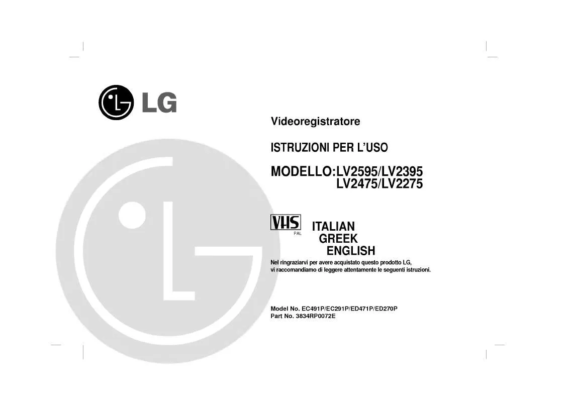 Mode d'emploi LG LV2275