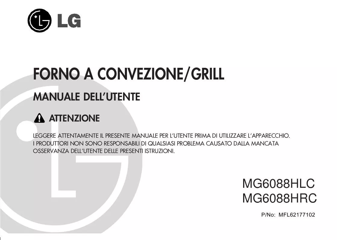 Mode d'emploi LG MG6088HRC