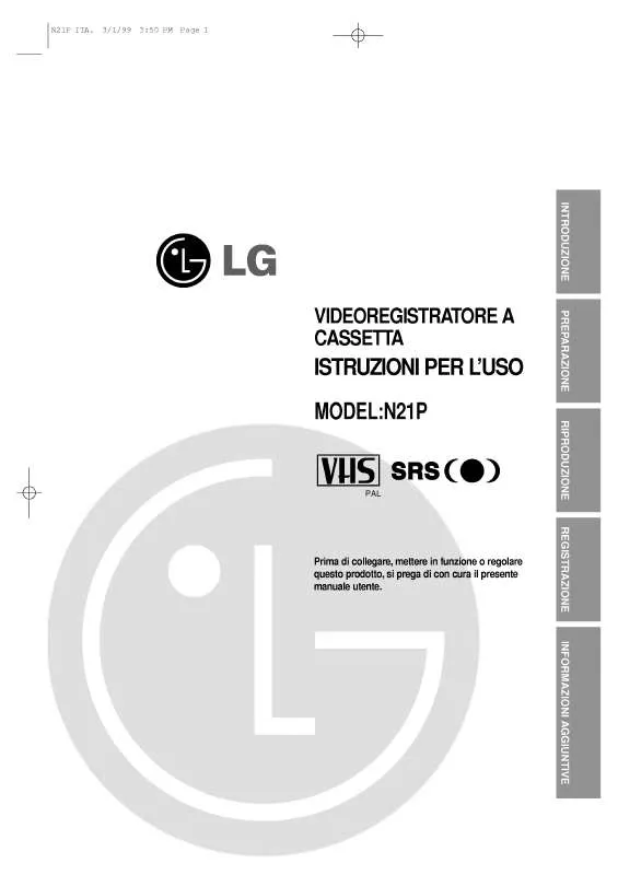 Mode d'emploi LG N21P