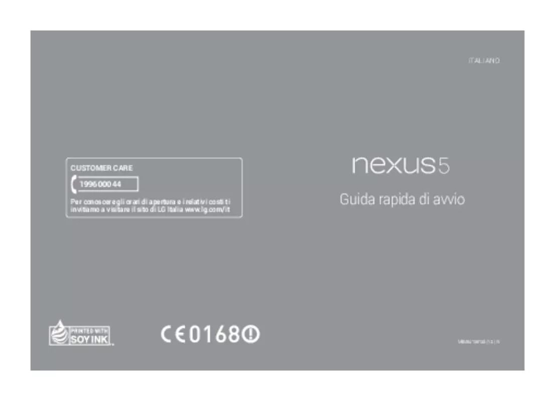 Mode d'emploi LG NEXUS 5X