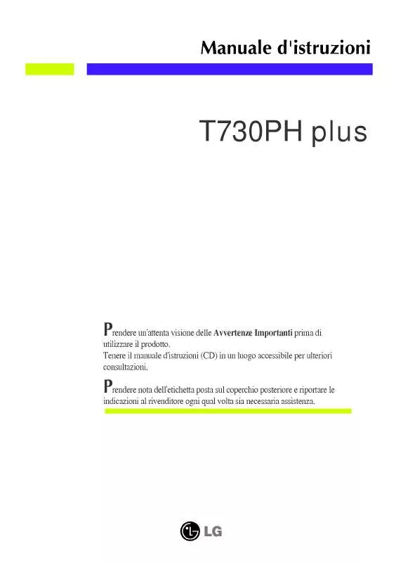 Mode d'emploi LG T730PHP