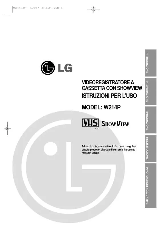 Mode d'emploi LG W214P