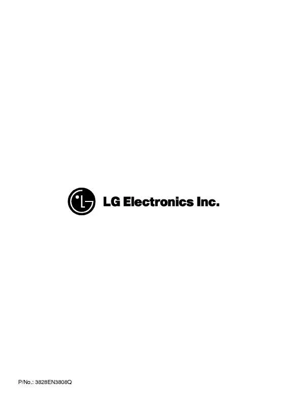 Mode d'emploi LG WD-80160NUP