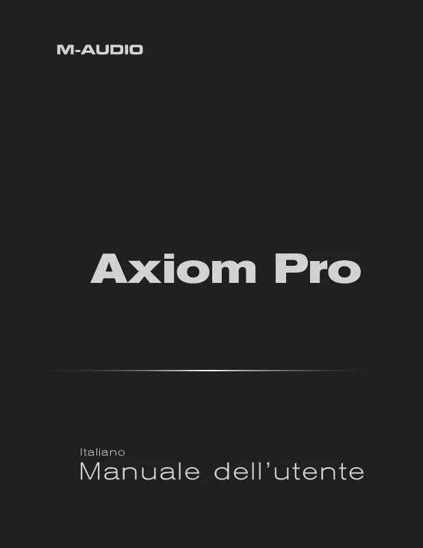 Mode d'emploi M-AUDIO AXIOM PRO 49