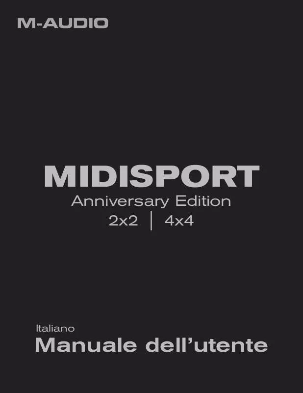 Mode d'emploi M-AUDIO MIDISPORT 2X2 ANNIVERSARY EDITION