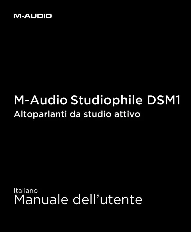 Mode d'emploi M-AUDIO STUDIOPHILE DSM1